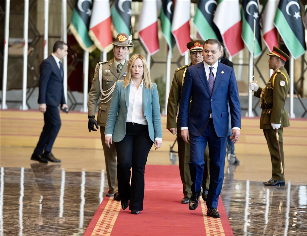 Italian Prime Minister Giorgia Meloni visits Libya
