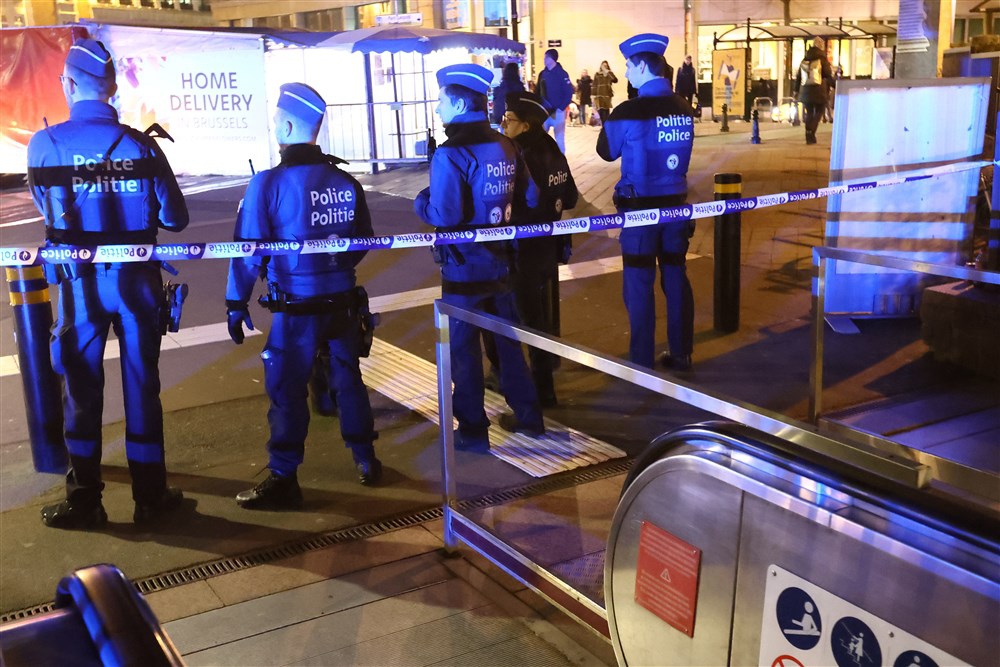 Knife attack at Schuman metro station in Brussels