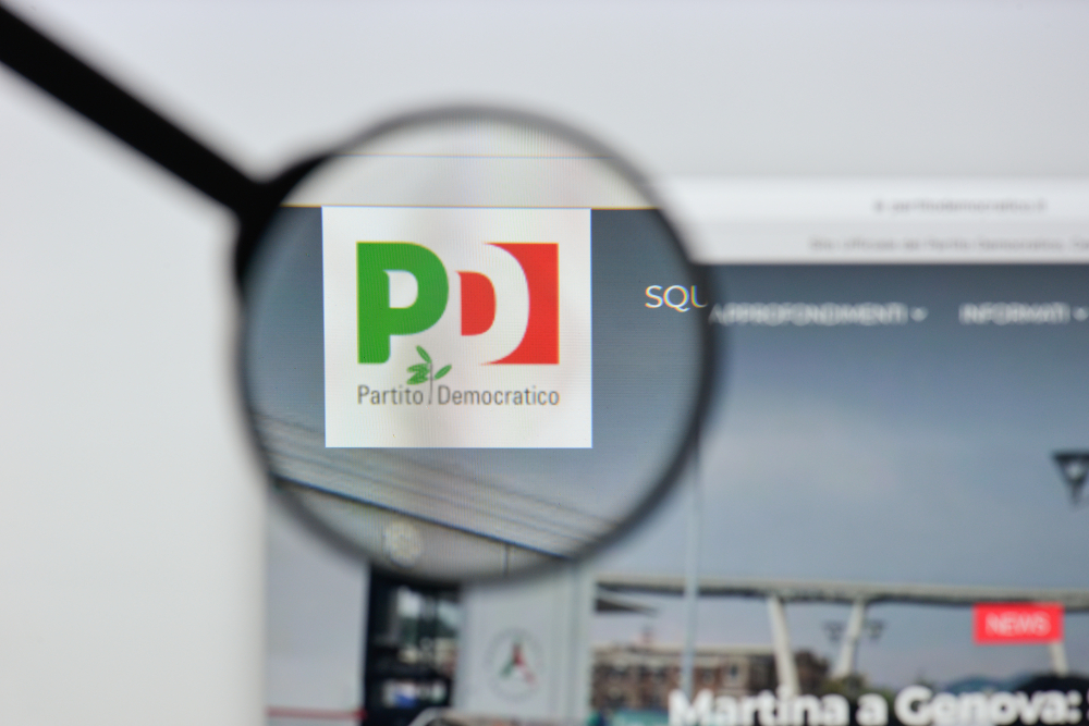 Milan,,Italy,-,August,20,,2018:,Partito,Democratico,Website,Homepage.