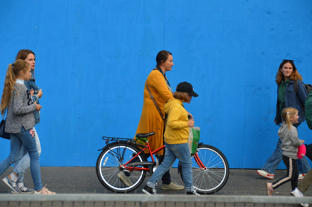 Helsinki,,Finland,-,August,,2019:,Women,And,Children,Walking,On