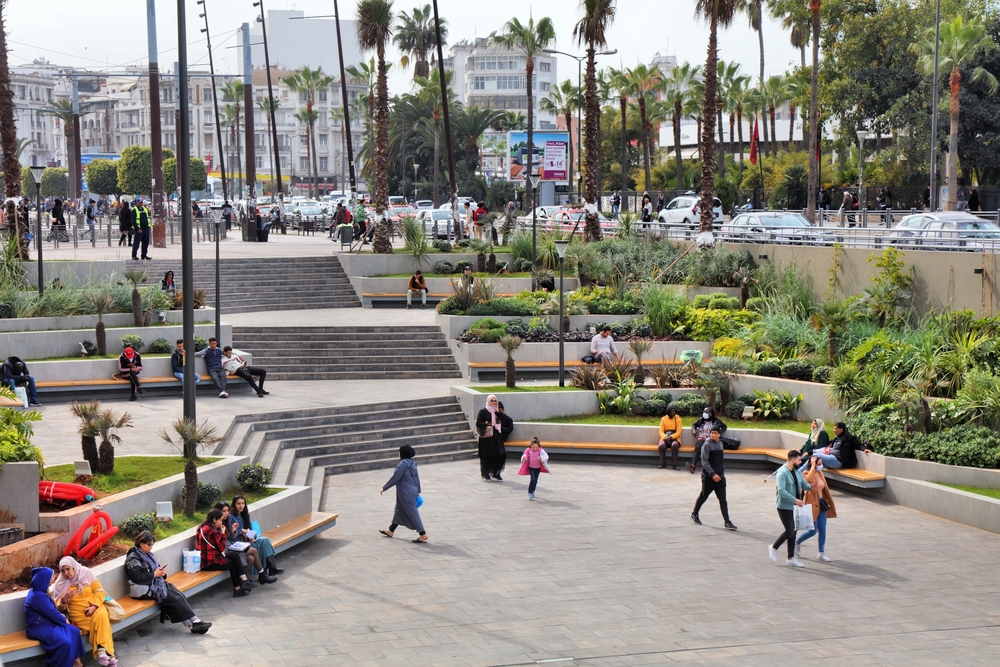 Casablanca,,Morocco,-,February,22,,2022:,People,Visit,United,Nations