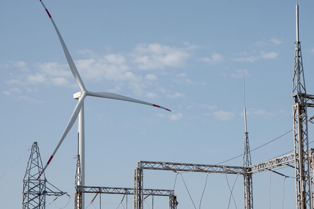 Wind,Turbine,Produces,Clean,Energy.,Ecofriendly,Windmill,Generates,Renewable,Energy
