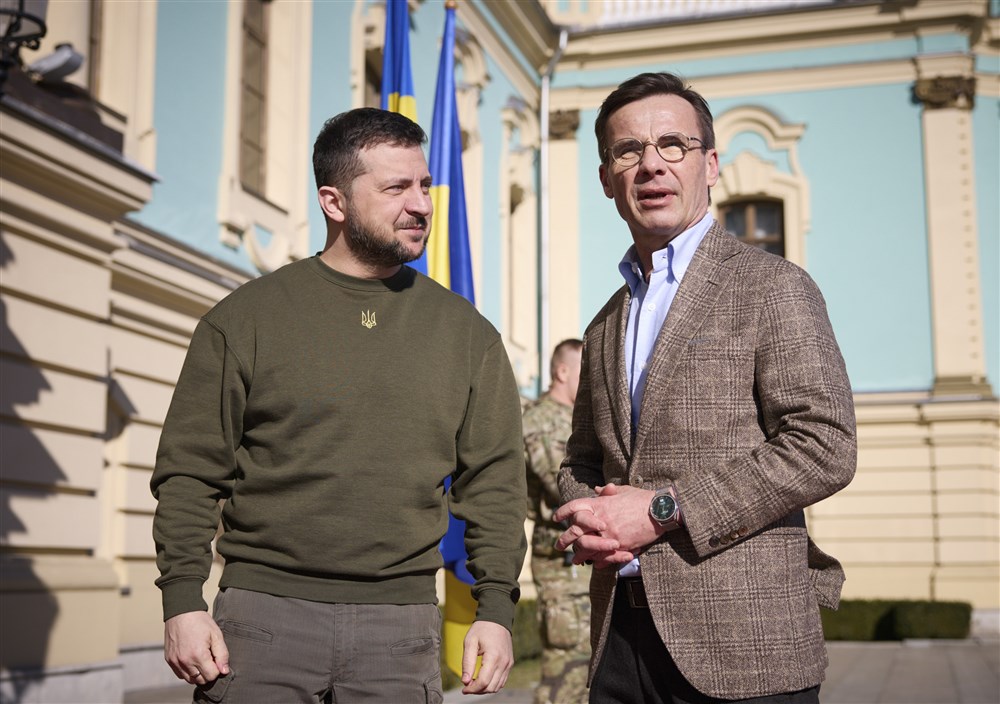 Ukraine&rsquo;s President Zelensky meets Sweden&rsquo;s Prime Minister Kristersson in Kyiv