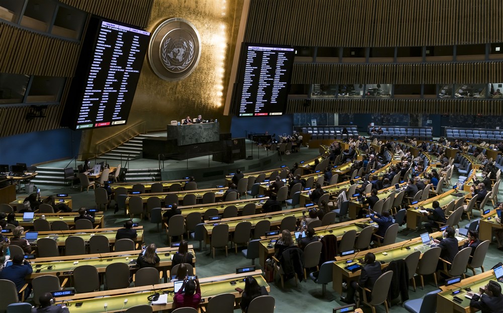 United Nations General Assembly Vote on Russia Reparartions in Ukraine