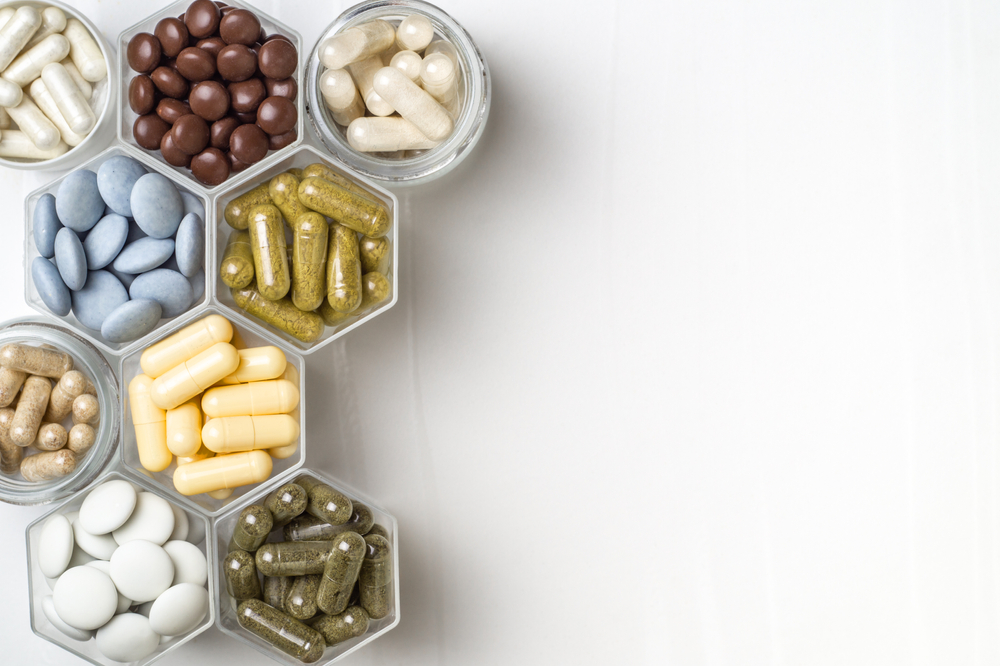 Various,Capsules,And,Pills,With,Dietary,Supplements,Or,Medicines,In