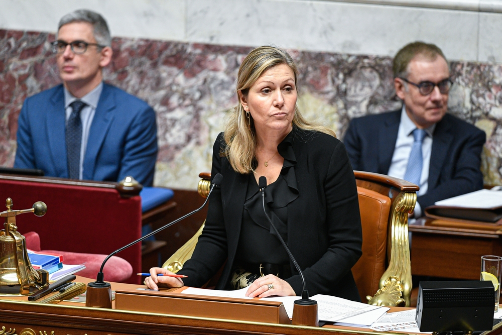 President,Of,The,French,National,Assembly,Yael,Braun,Pivet,During