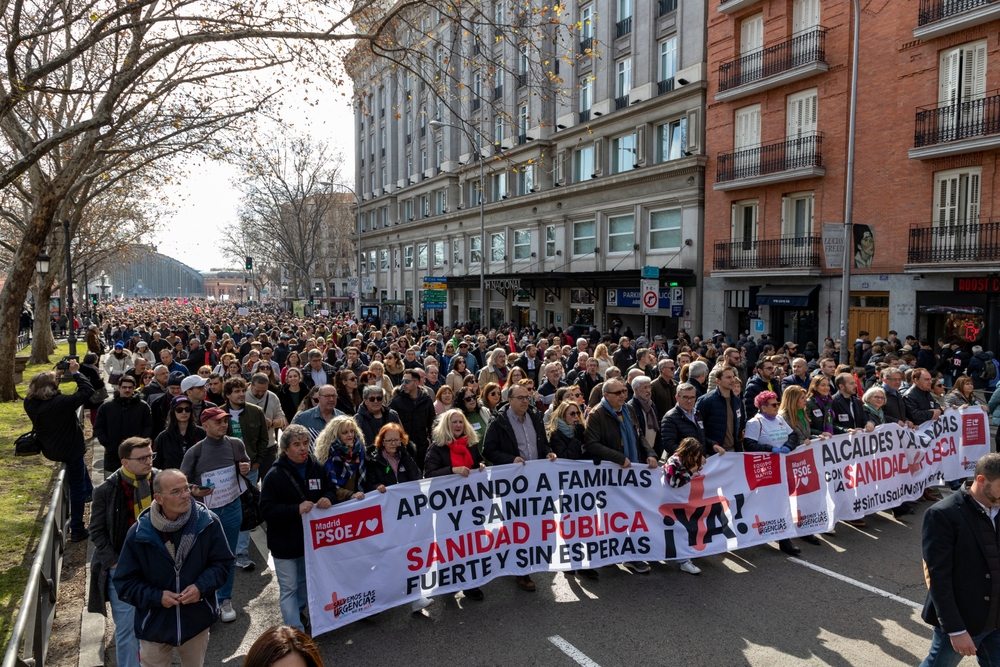 Manifestation.,Health.,Demonstration,Through,The,Streets,Of,The,City,Of