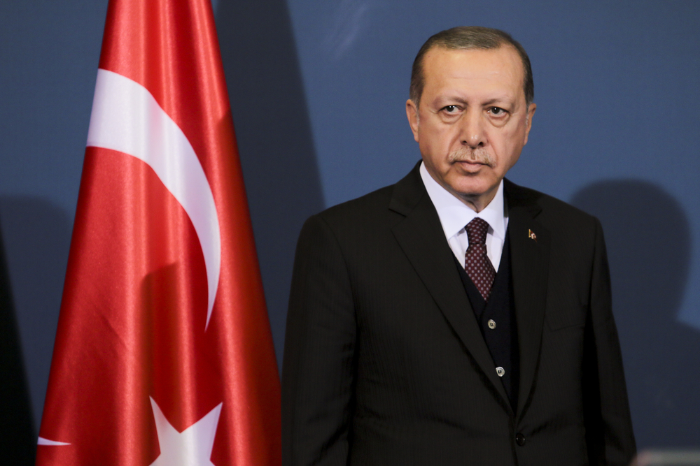 Belgrade,,Serbia,-,Oct.,12,,2017:,Turkish,President,Recep,Tayyip