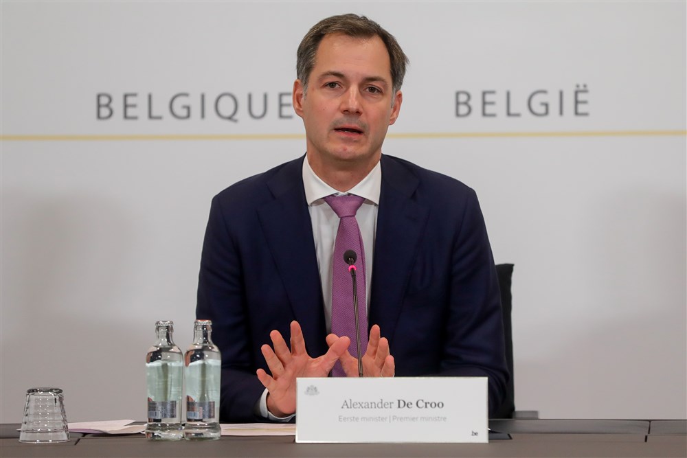 Belgian government Covid press conference