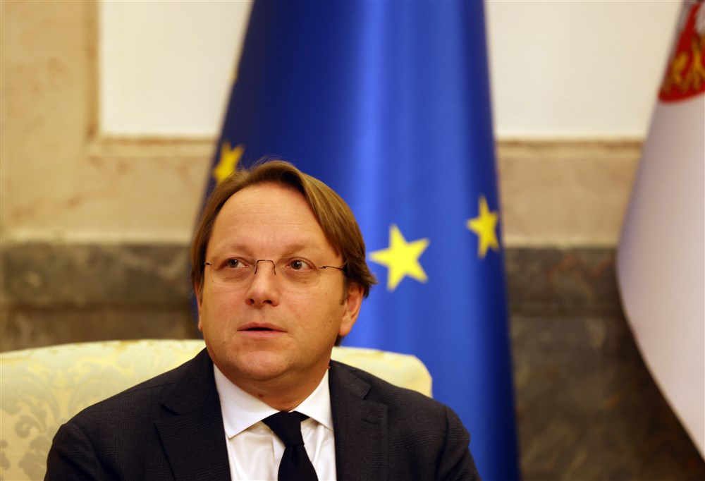 EU Neighborhood and Enlargement Commissioner Oliver Varhelyi visits Serbia