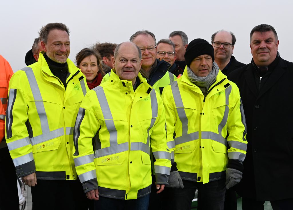 Opening ceremony of Germany&rsquo;s first LNG terminal in the North Sea port of Wilhelmshaven
