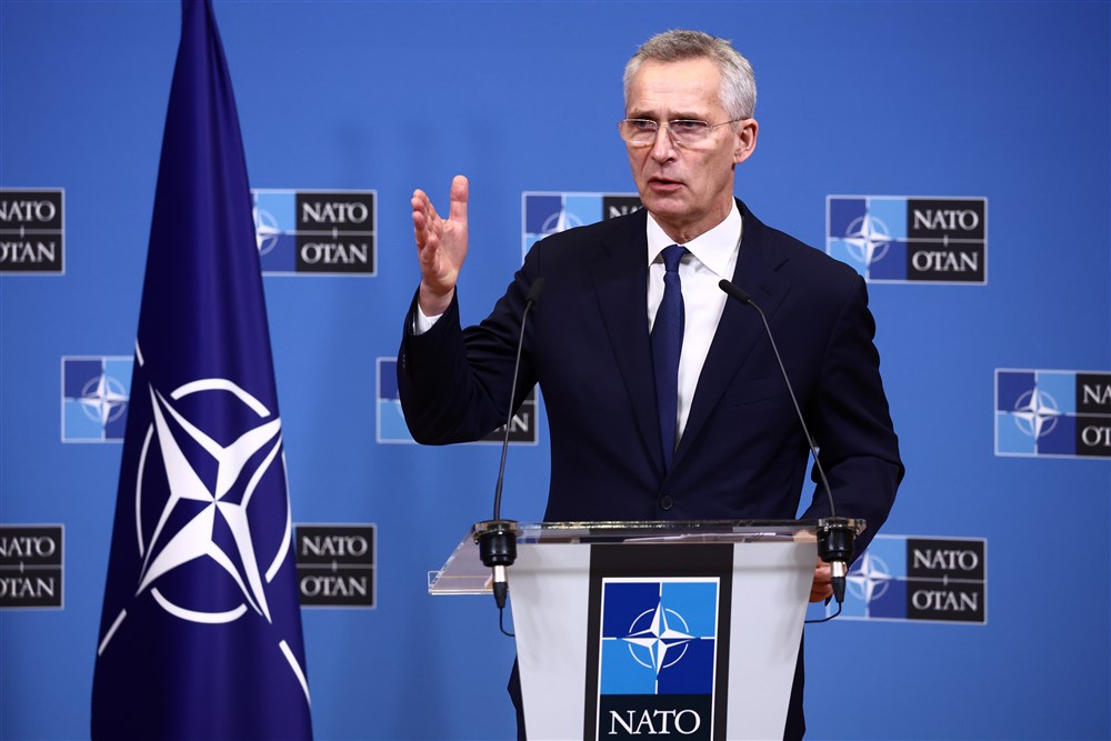 Albanian President Bajram Begaj visits NATO headquarters in Brussels