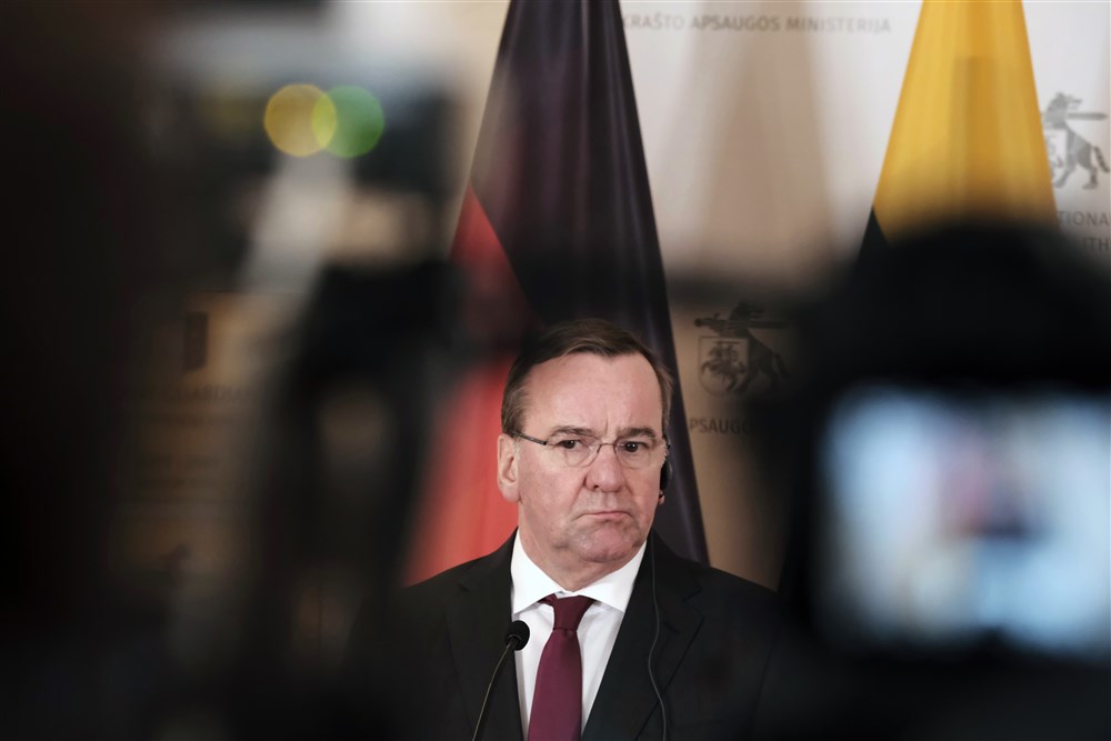 German Defense Minister Boris Pistorius visits Lithuania