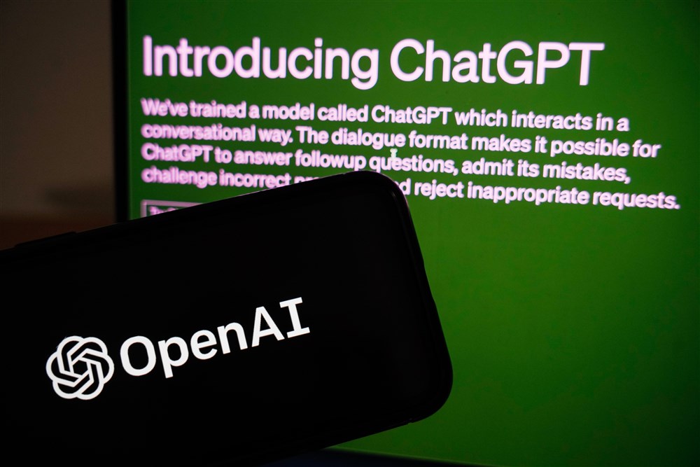 Illustration picture of AI bot ChatGPT as Beijing will introduce new rules governing AI soon