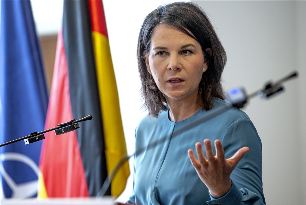 German Foreign Minister Annalena Baerbock visits