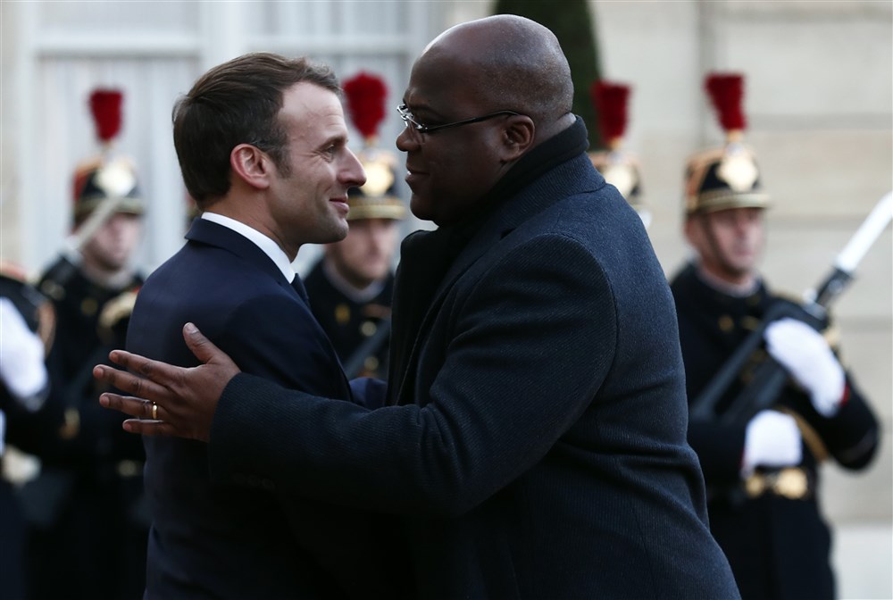 Congo president Tshisekedi in Paris