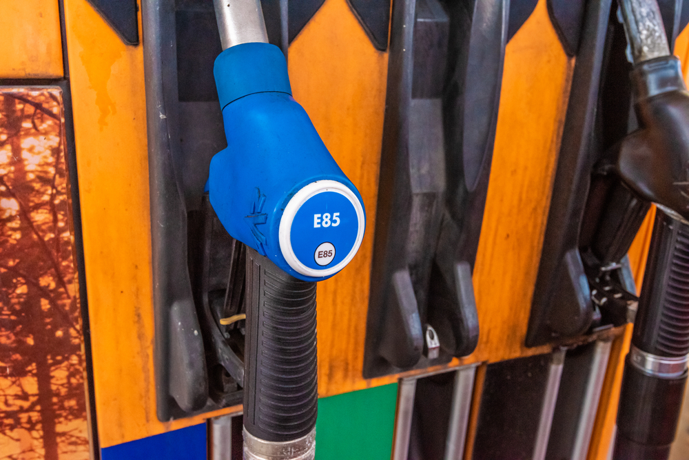 Helsingborg,,Sweden,-,July,18,2021:,Gas,Pump,With,Ethanol