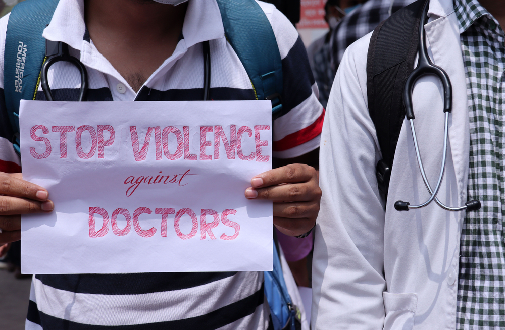 Guwahati,,India.,2,June,2021.,Doctors,Hold,Placards,And,Pinned