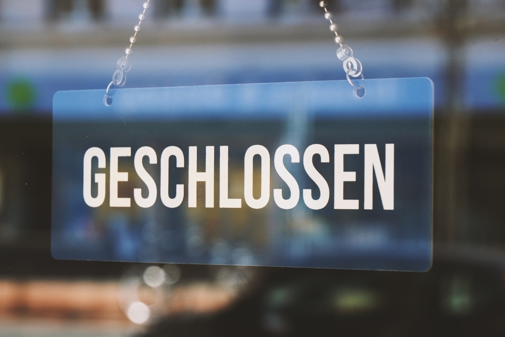 Sign,Geschlossen,Meaning,Closed,In,German