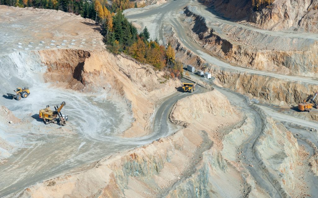A,High,Angle,View,Of,The,Rosia,Poieni,Copper,Mine