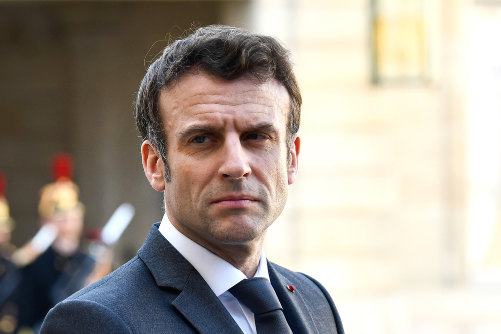 French,President,Emmanuel,Macron,During,A,Meeting,With,Governor,Of