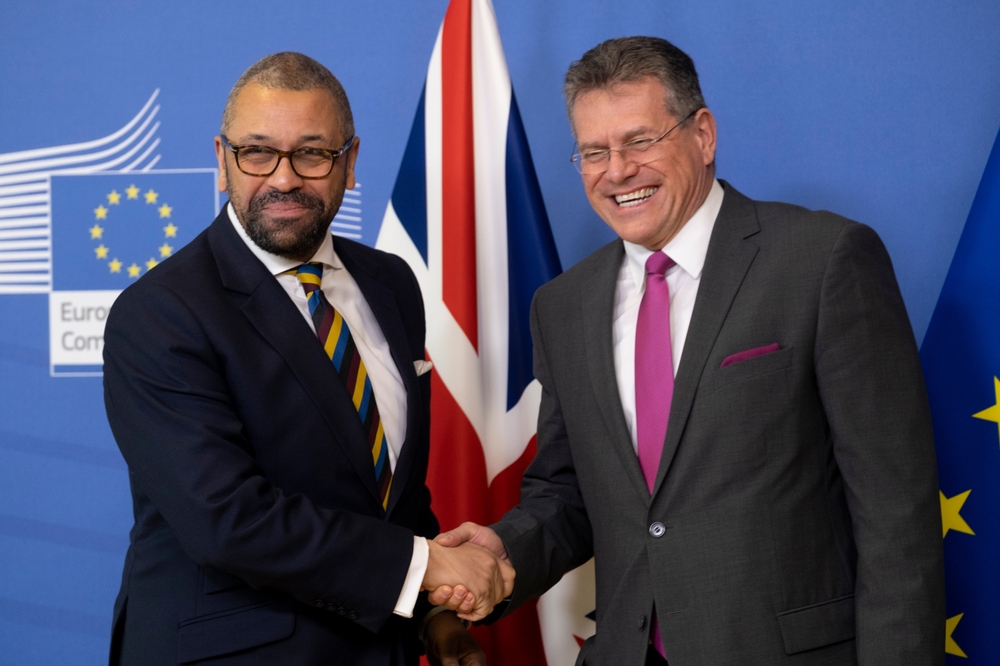 European,Commission,Vice,President,Maros,Sefcovic,Welcomes,British,Foreign,Secretary