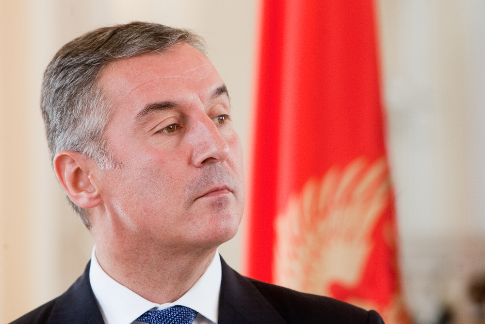 Ljubljana,,Slovenia,-,October,8:,Montenegro,Prime,Minister,Milo,Djukanovic
