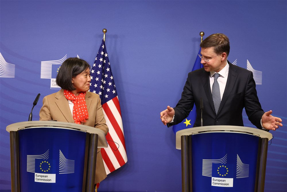US-EU press conference on transatlantic trade