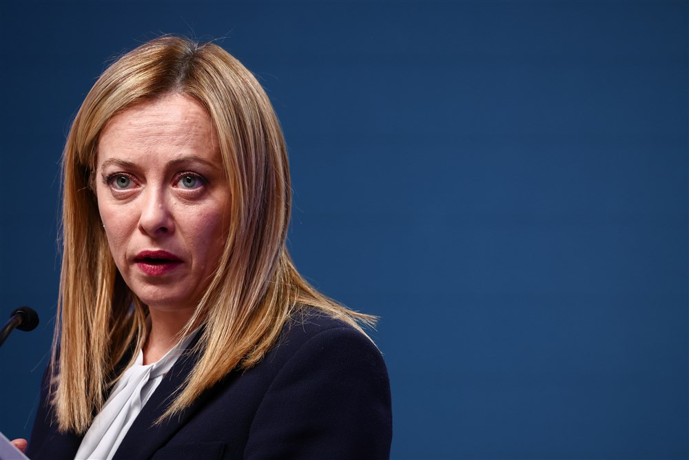Italy&rsquo;s Prime Minister Giorgia Meloni press conference in Brussels