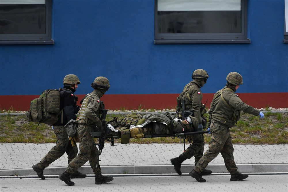 Tactical exercises in Skowronki