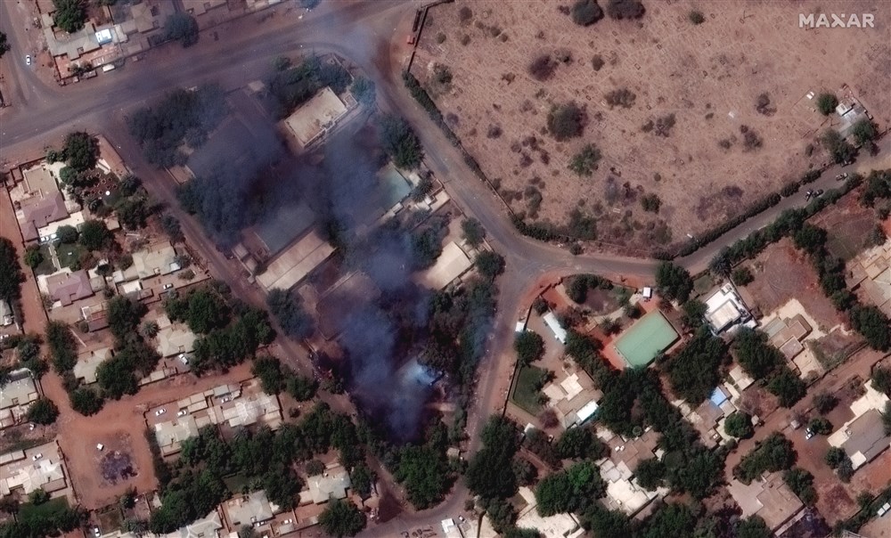 Satellite imagery of Sudan&rsquo;s capital Khartoum amid clashes between the army and paramilitary group