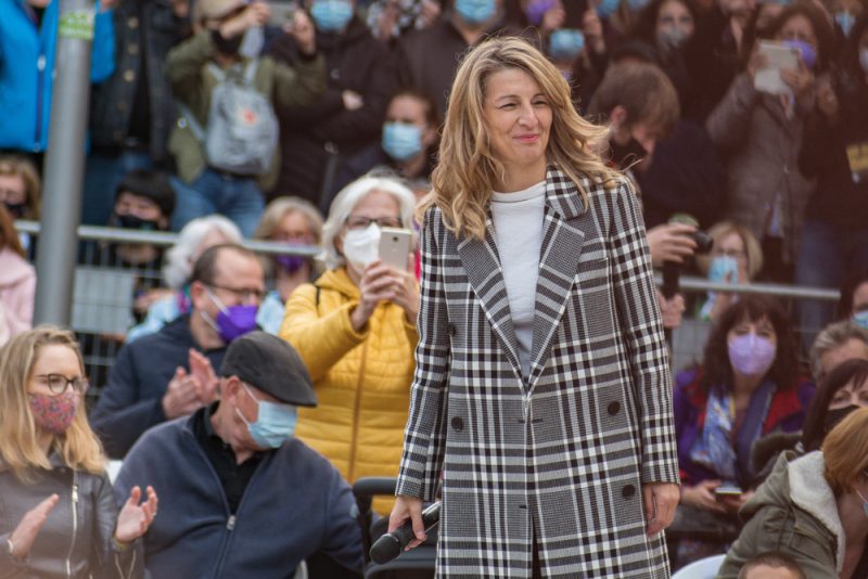 La ministre espagnole du Travail brigue le poste de Première ministre