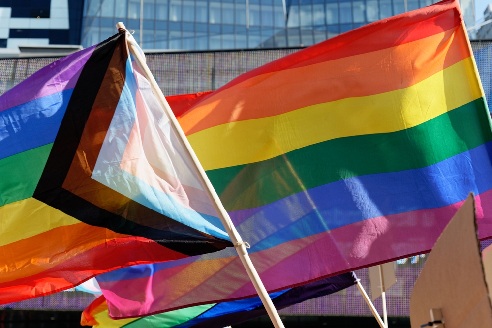 Lgbtiq,March,Pride.,Colorful,Parade,Celebrating,Lgbtiq,Rights.,Protesters,Walking
