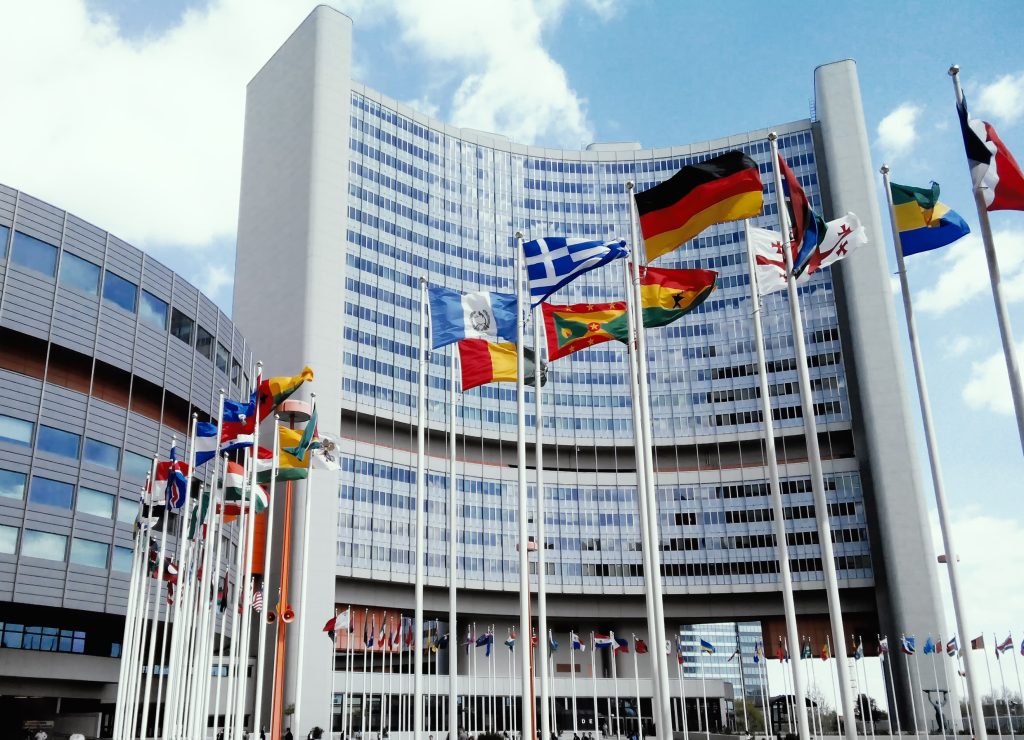 Vienna,,Austria,-,April,24,,2015:,Flags,Of,Different,Countries
