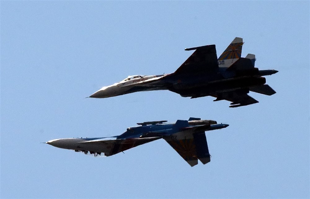 US military say Russian fighter jet collided with US unmanned aircraft causing it to crash into the Black Sea