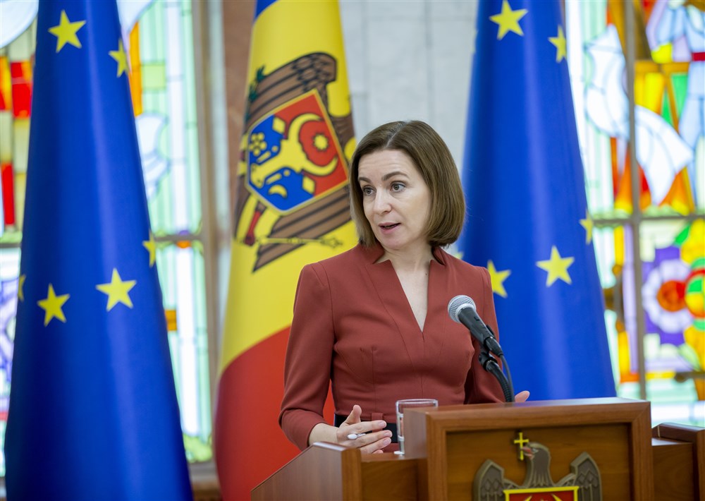 Moldova&rsquo;s President Sandu holds press conference about the second summit of the European Political Community