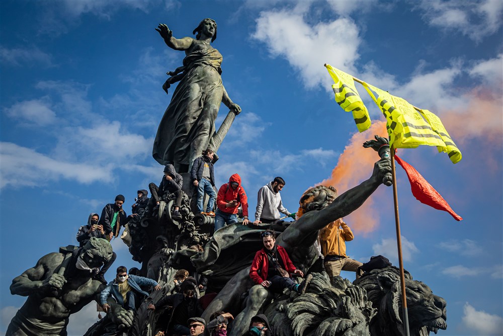 French unions rally on International Workers&rsquo; Day
