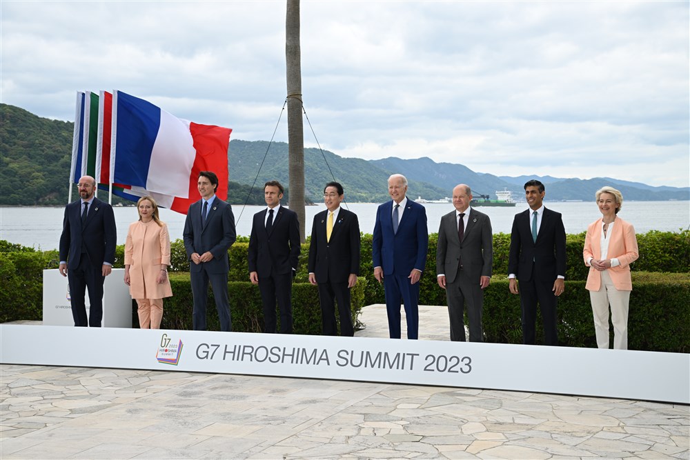 G7 Hiroshima Summit working lunch