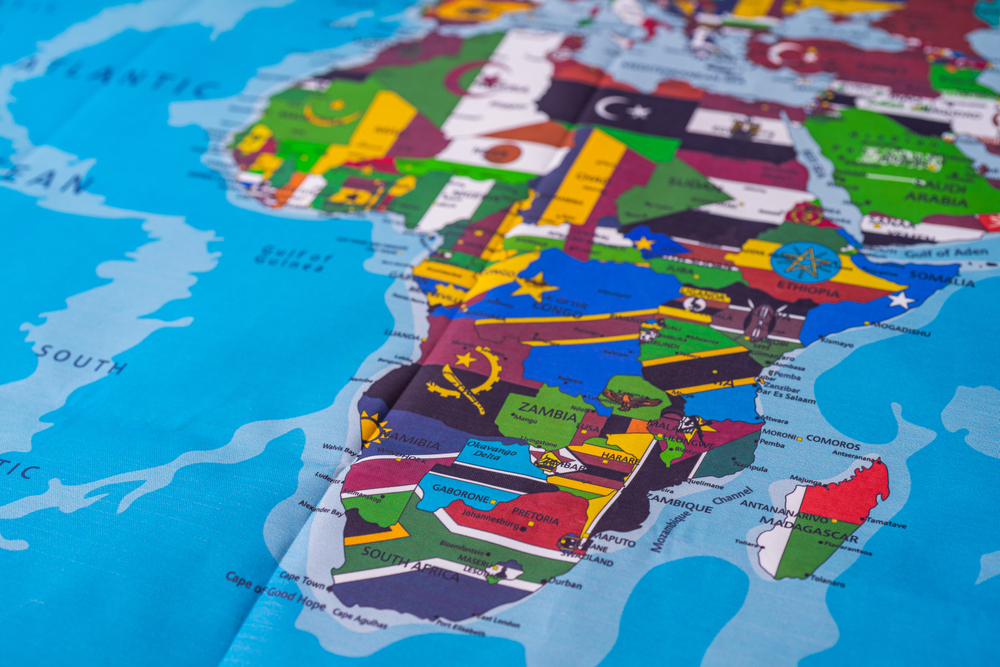 Africa,Flags,On,The,Map