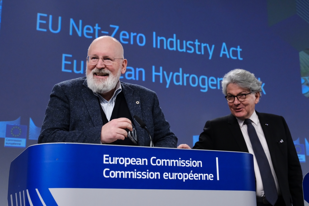Press,Conference,By,Executive,Vice-president,Of,Eu,Commission,Frans,Timmermans