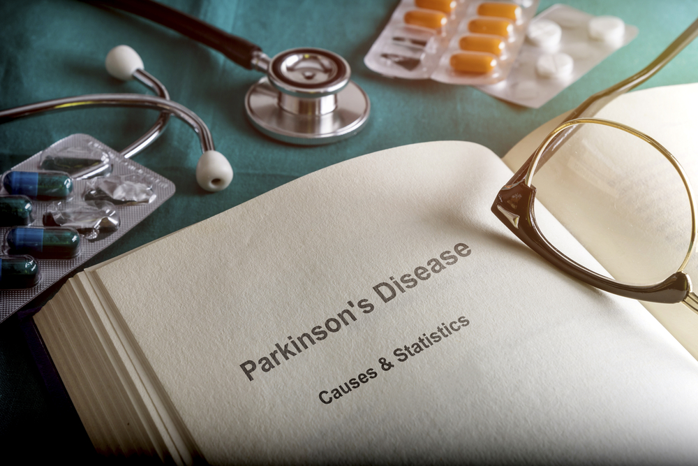 Open,Book,Of,Parkinson&rsquo;s,Disease,,Conceptual,Image