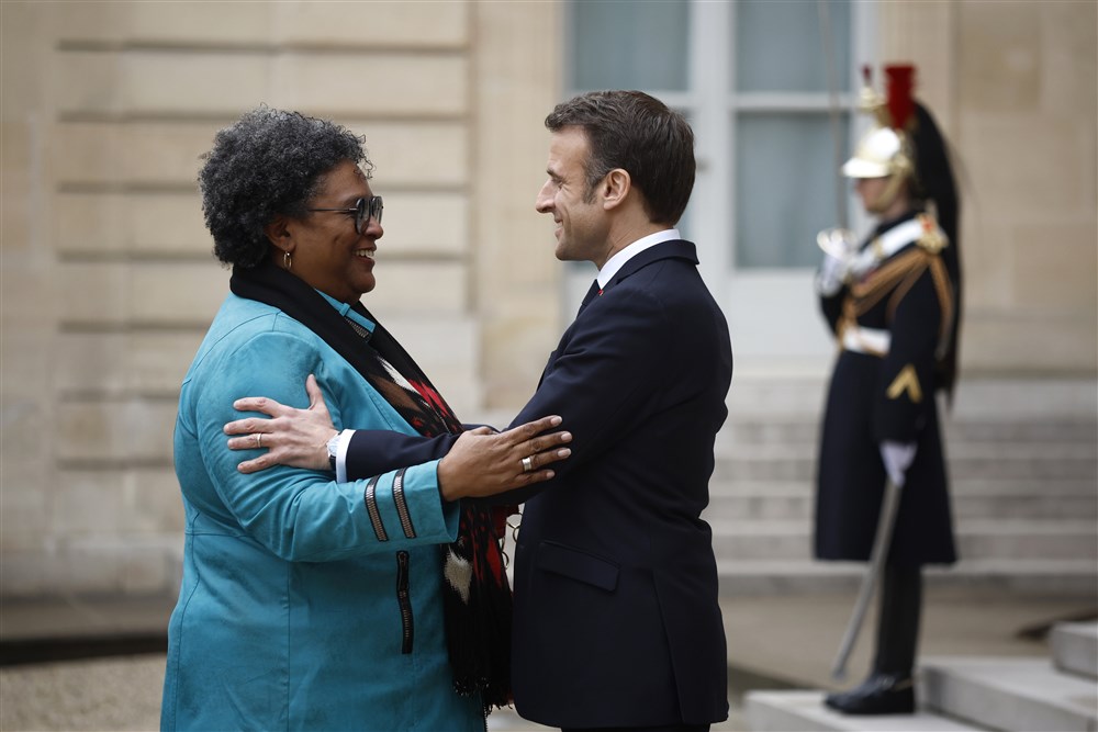 Barbados&rsquo; Prime Minister Mottley visits Paris