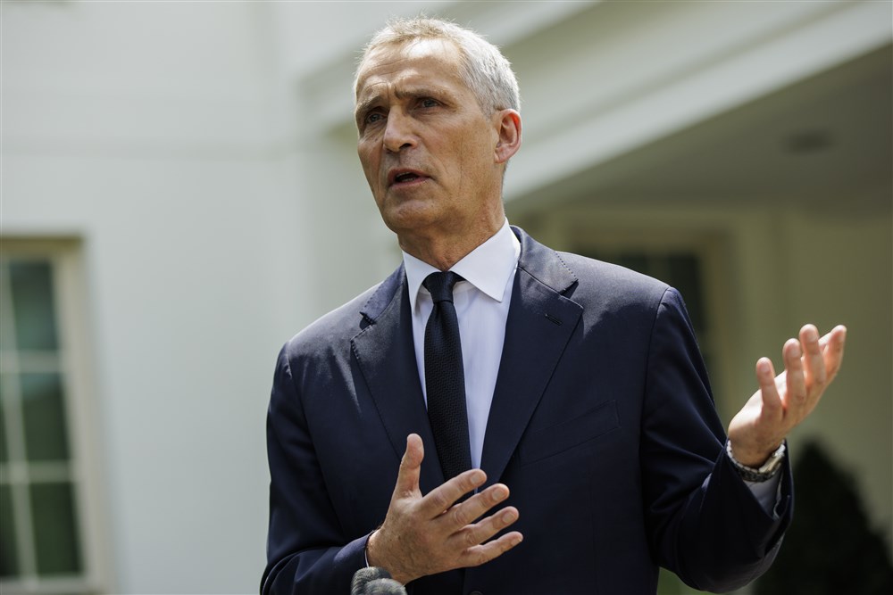 US President Joe Biden meets with NATO Secretary General Jens Stoltenberg