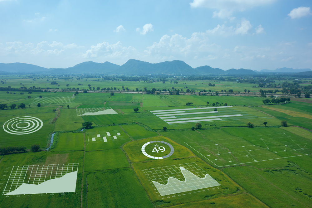 Smart,Farm,,agriculture,Concept,,Farmer,Use,Data,Augmented,Mixed,Virtual