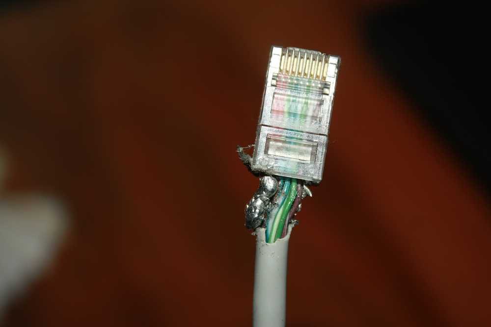 Broken,Network,Cable