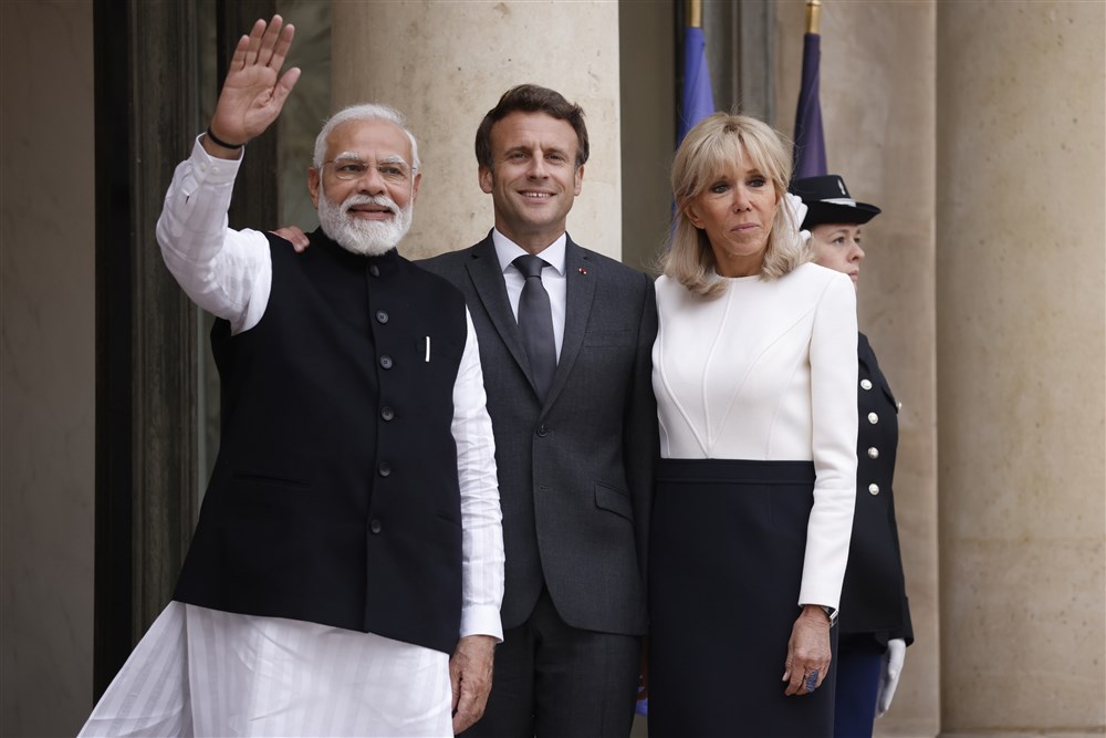 Indian Prime Minister visits Paris