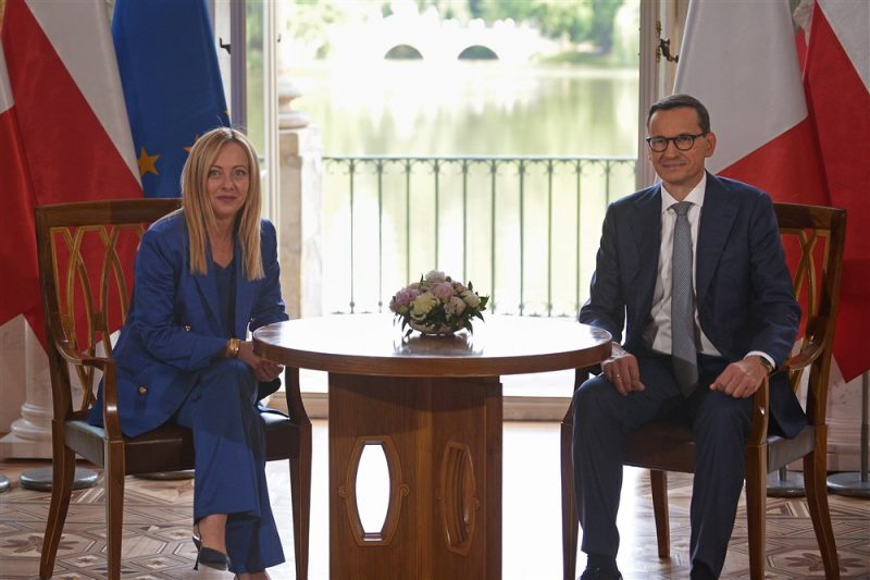 Immigration : l’Italie et la Pologne affichent leur position commune