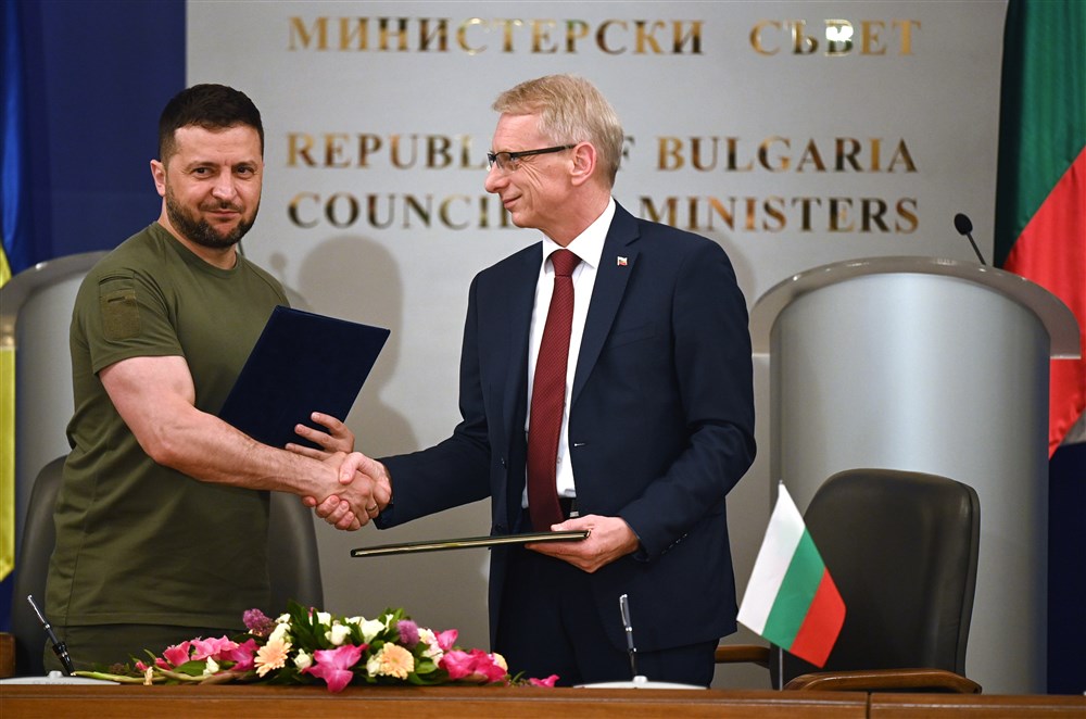Ukraine&rsquo;s President Volodymyr Zelensky visits Sofia