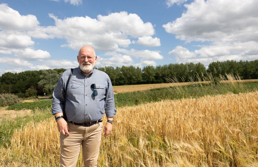 Visit of Frans Timmermans, Executive Vice-President of the European Commission, to the Ferme du Pré in Ittre