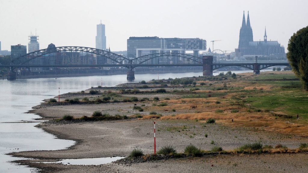 Rhine river Cologne